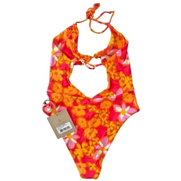 NWT Stone Fox Swim Riva Lei Lei One Piece Swimsuit Size Large - Picture 5 of 7
